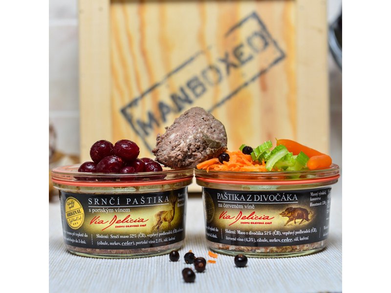 Originální dárková bedna pro gurmány Celá ČR