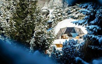 Glamping v Beskydech s wellness a snídaní