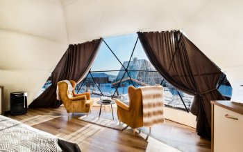 Glamping v Beskydech s wellness a snídaní