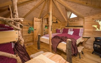 Ubytování v treehousu s výhledem na Ještěd