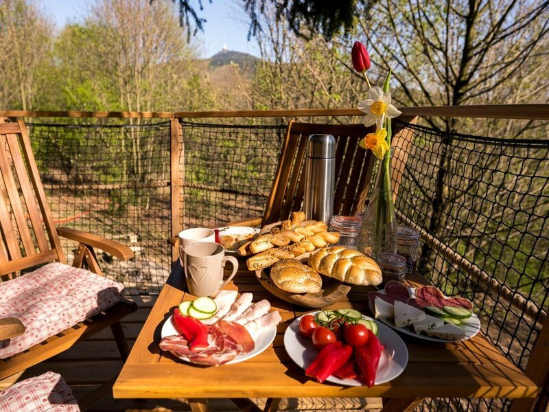 Ubytování v treehousu s výhledem na Ještěd