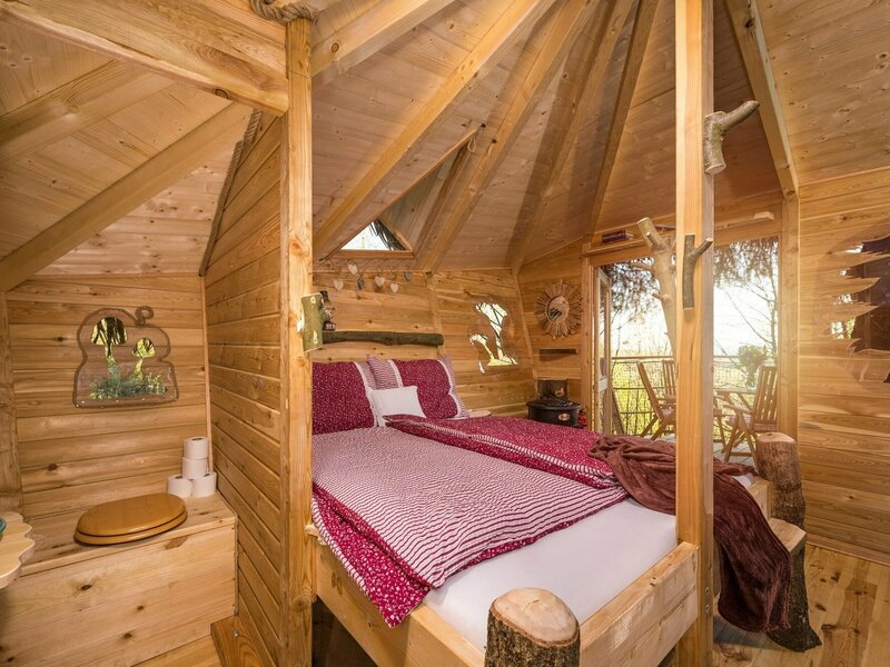 Ubytování v treehousu s výhledem na Ještěd