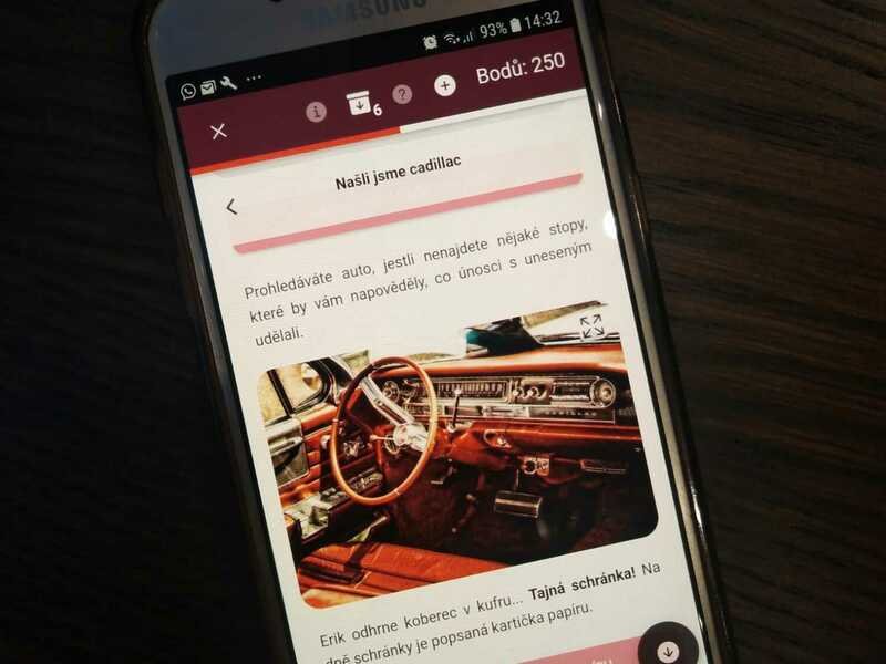 Venkovní úniková hra: Únos červeného cadillacu