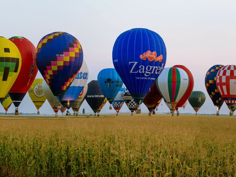 Soukromý let balónem Vysočina