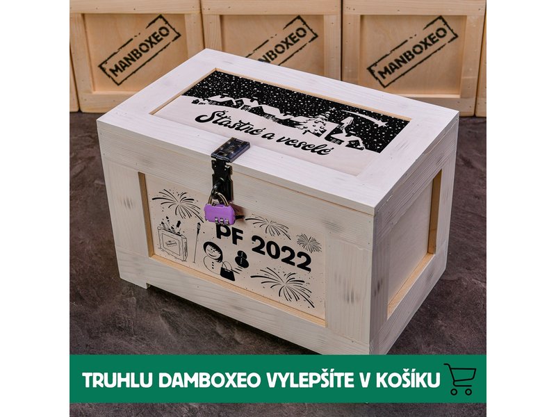 Dámská dárková truhla plná sladkostí Celá ČR