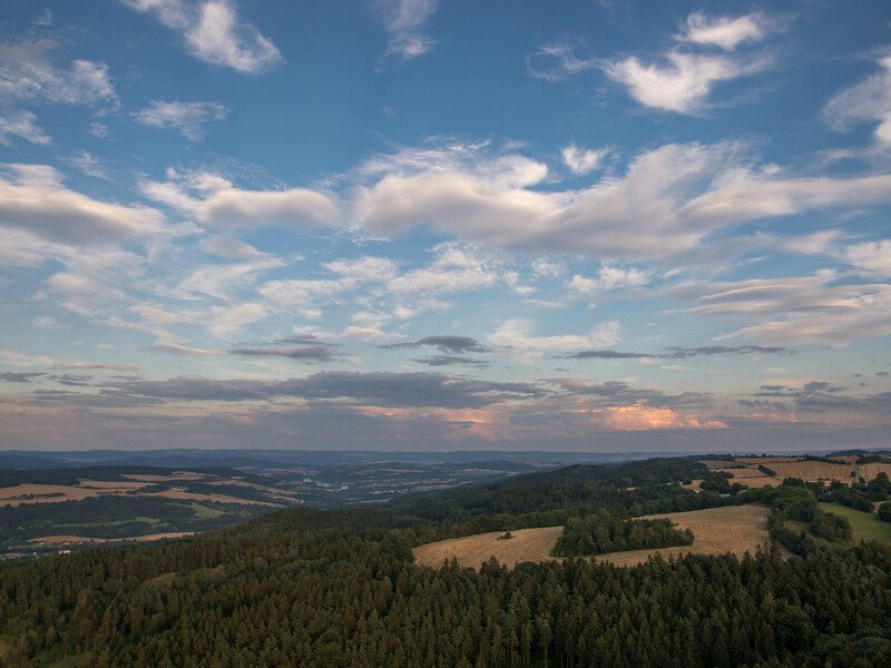 Soukromý let balónem Vysočina