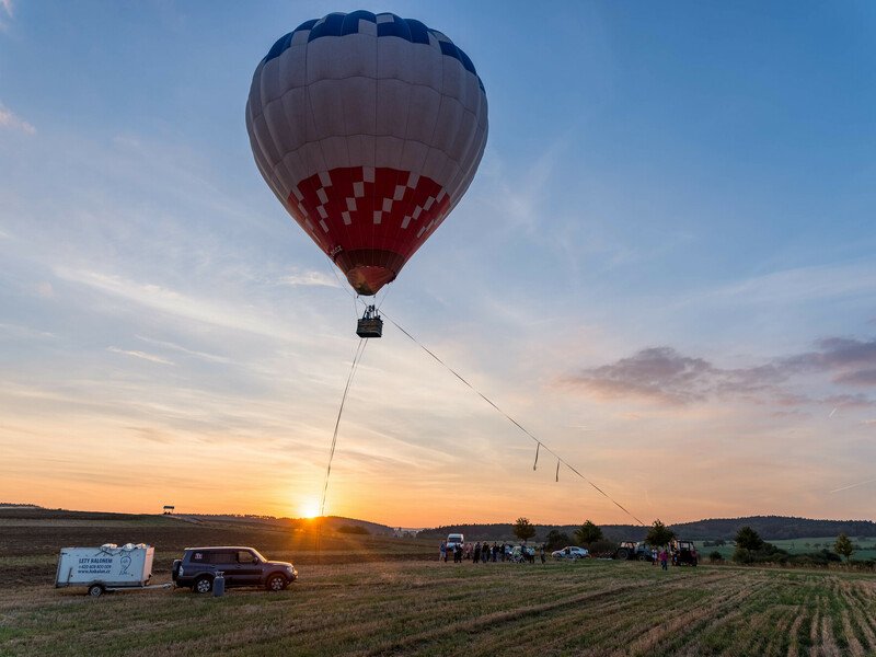 Soukromý let balónem Vysočina