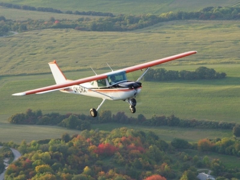 Vzrušující pilotování letadla na zkoušku