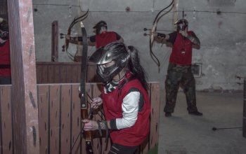 Archery- paintball s lukem