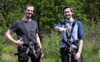Bungee jumping z nejvyššího mostu ČR