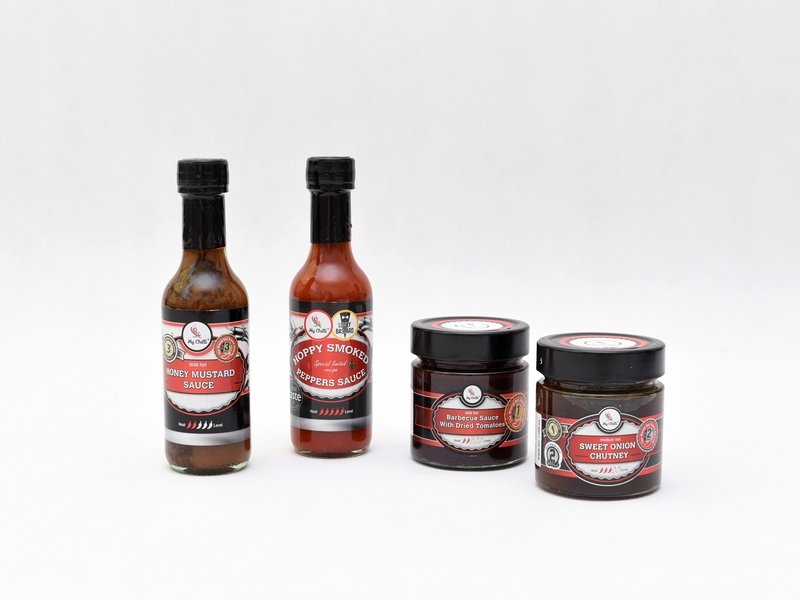 Dárkové balení extrémně pálivých chilli omáček