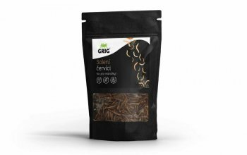 Ochucení křupaví červíci pro odvážné