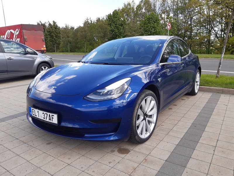 Jízda v elektromobilu Tesla Model 3