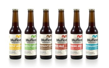 Degustační set piva Muflon – 6× 0,33 l