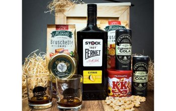 Dárková bedna s páčidlem pro muže Fernet Stock Citrus Celá ČR