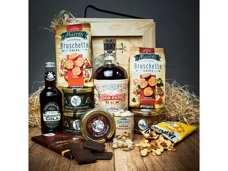 Dárková bedna s páčidlem pro muže s rumem Don Papa Celá ČR