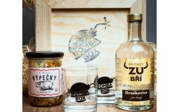 Dárková bedna s páčidlem pro muže Pálenice Zubří Hruškovice Celá ČR