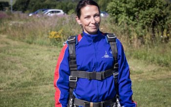 Tandemový seskok padákem