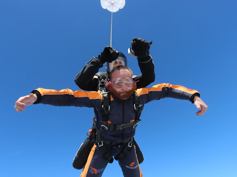 Tandemový seskok padákem