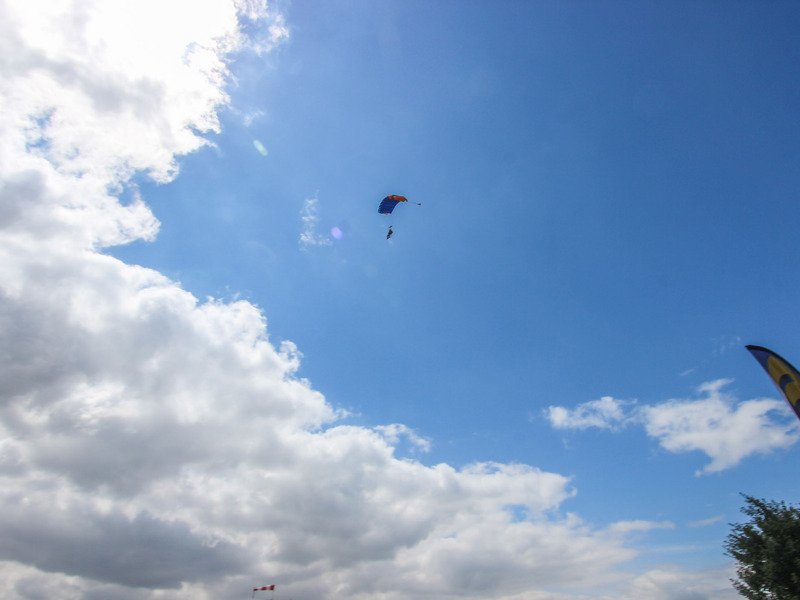 Tandemový seskok padákem