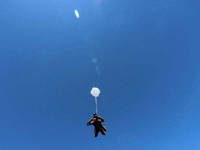 Tandemový seskok padákem