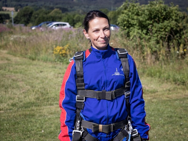 Tandemový seskok padákem