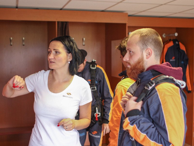 Tandemový seskok padákem