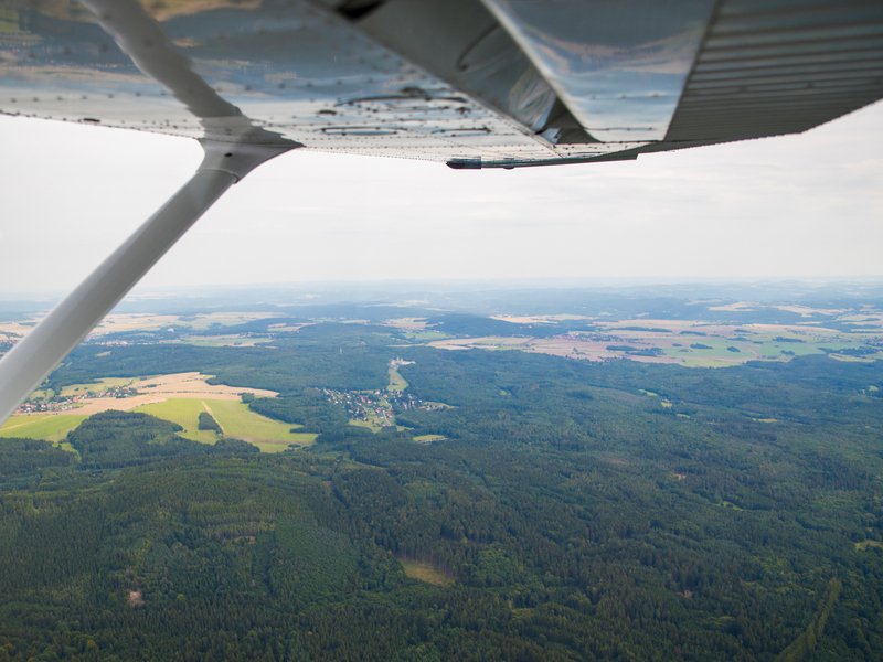Vyhlídkový let letadlem po celé ČR