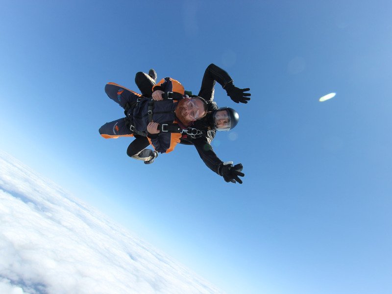 Tandemový seskok padákem