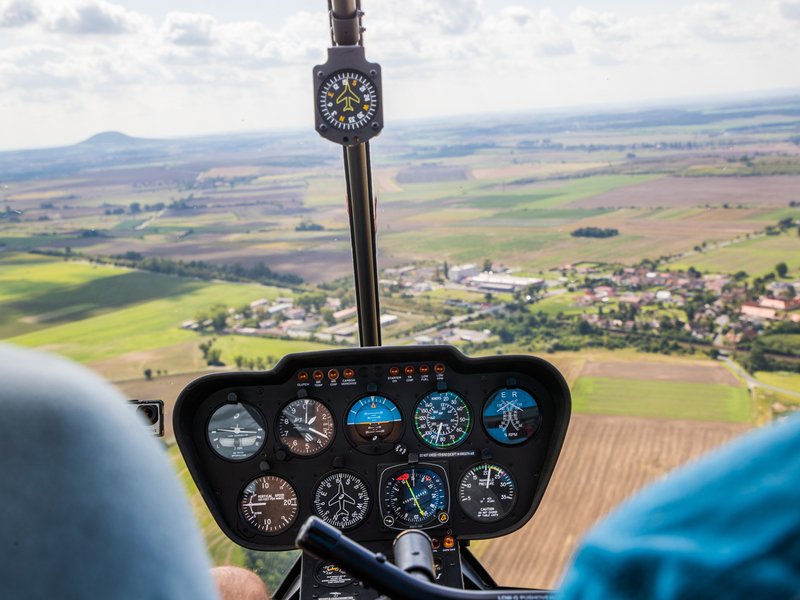 Vyhlídkové lety vrtulníkem