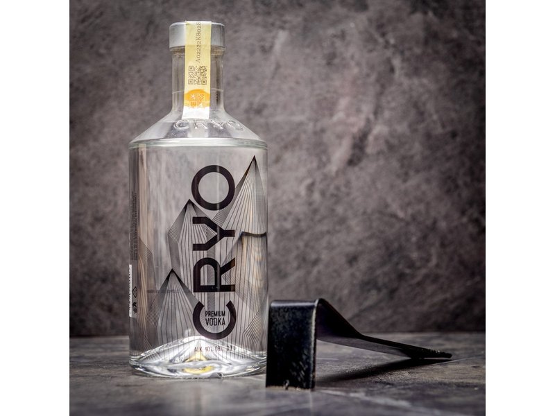 Originální dárková bedna s vodkou Celá ČR