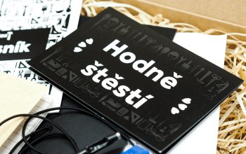 Sada na výrobu malého koženého zápisníku