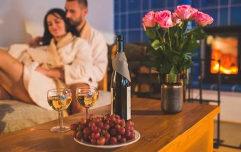 Romantický pobyt v roubence s vlastní vířivkou