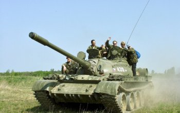 Jízda v obrněném bojovém tanku T-55