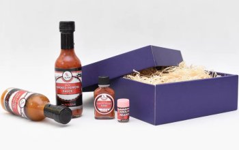 Dárkové balení extrémně pálivých chilli omáček