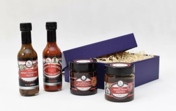 Dárkové balení oceněných chilli omáček a chutney