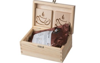 Dárková krabička se zrnkovou kávou: 100% arabica