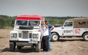 Land Rover off-road - testovací trénink