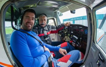 Pilotem letadla na zkoušku Praha