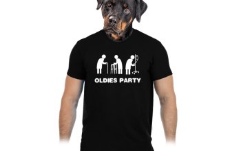 Vtipné tričko Bastard: Oldies party