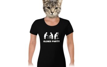 Vtipné tričko Bastard: Oldies party