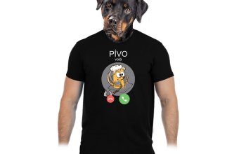 Vtipné tričko Bastard: Pivo volá