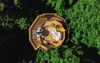 Romantický glamping na rozhledně