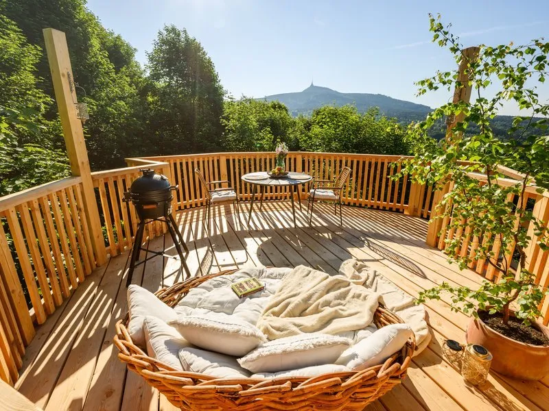 Romantický glamping na rozhledně
