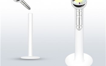 Labreta BioFlex, zirkon 2 mm - LB01034-K