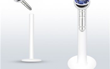 Labreta BioFlex, zirkon 2 mm - LB01034-K