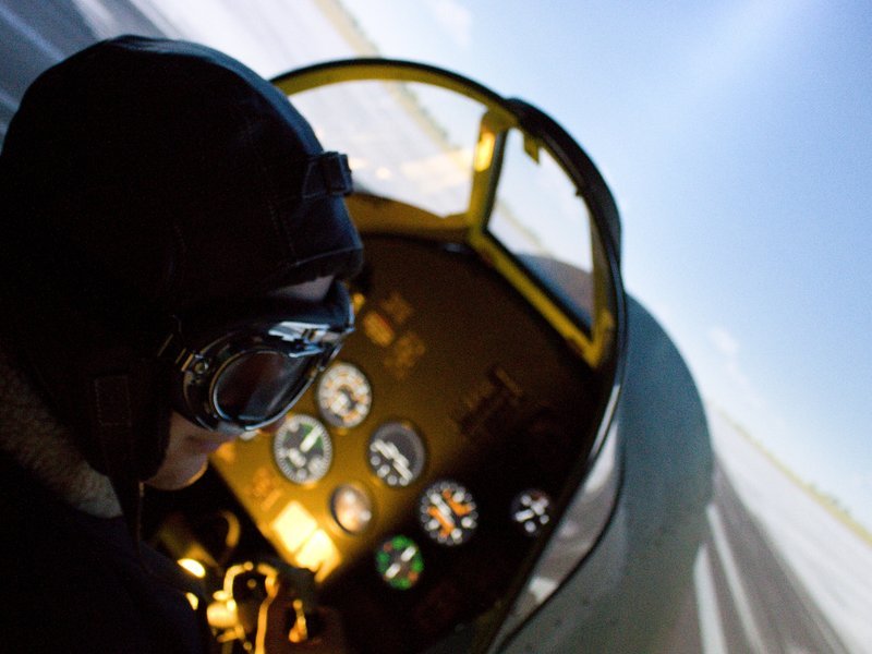 Simulátor stíhacího letounu Supermarine Spitfire