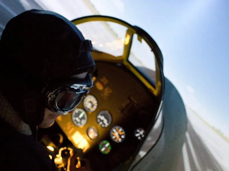 Simulátor stíhacího letounu Supermarine Spitfire
