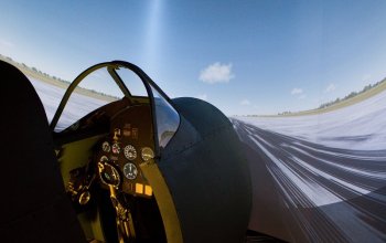 Simulátor stíhacího letounu Supermarine Spitfire