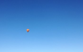 Zimní vyhlídkový let balónem nad Alpami